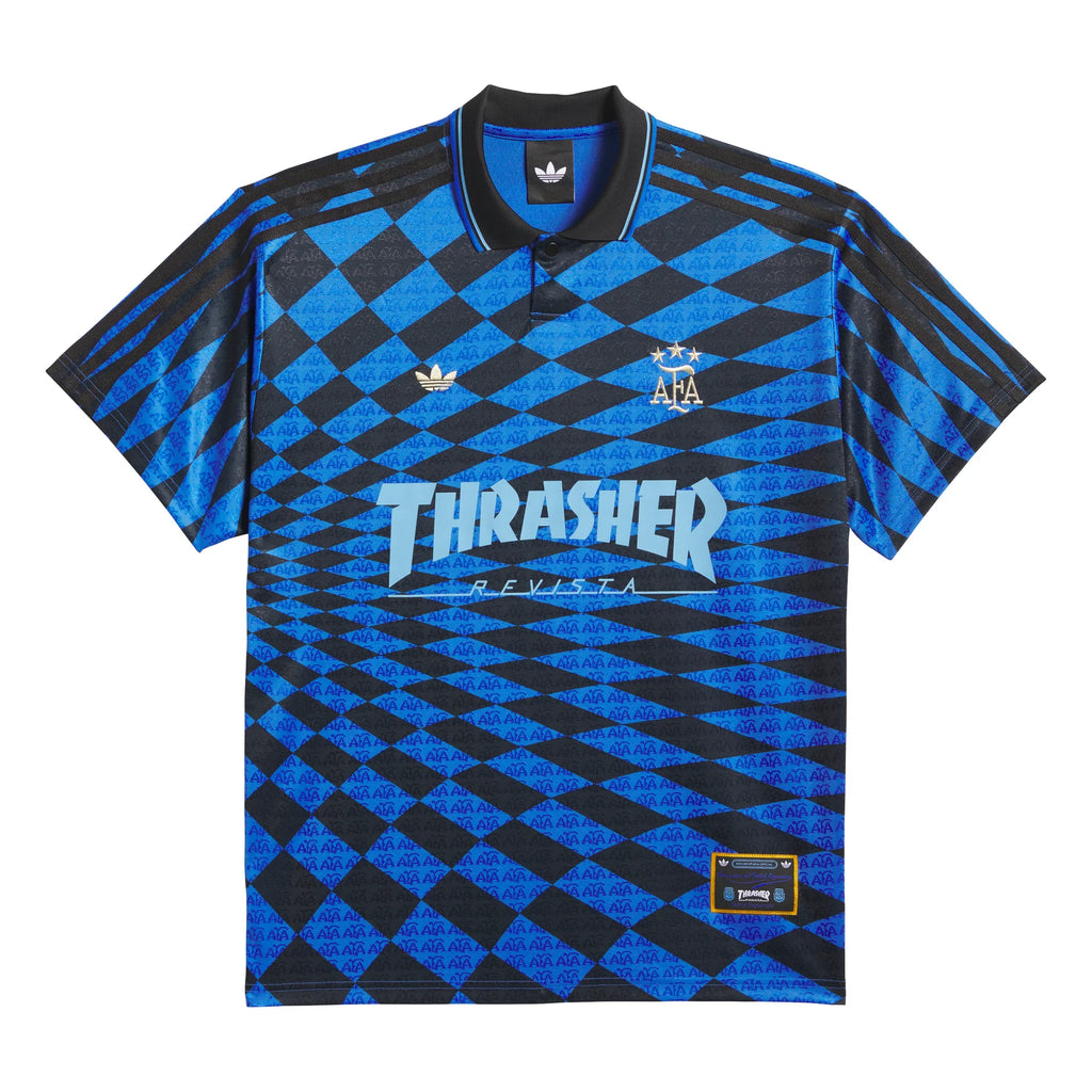 ウェア  x THRASHER x AFA Jersey Adidas Thrasher x AFA Jersey (Black/Blue) – Theory Skate Shop