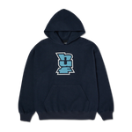 Huf Megablast Reverse Hoodie (Navy)