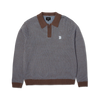 Huf Megablast Two Tone Waffle Sweater (Washed Blue/Moss)