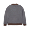 Huf Megablast Two Tone Waffle Sweater (Washed Blue/Moss)