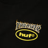 HUF x Thrasher Meltdown T-Shirt (Black)