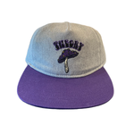 Theory Mushroom Hat Grey/Purple