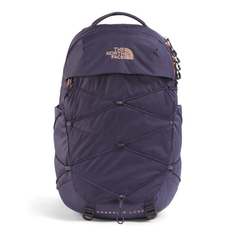 coral and grey north face backpack The Women's Jester LUXE Metal Pink/Burnt Versatile Boutique Designed with a women specific FlexVent suspension system certified by the American Chiropractic Association The North Face Women's Surge
