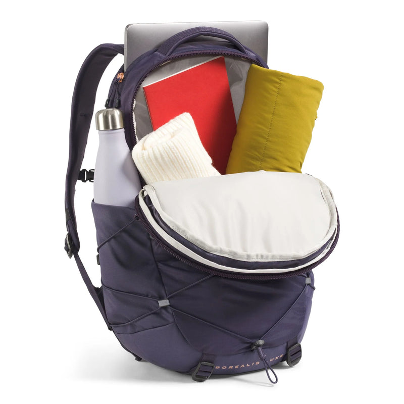 The North Face Women's Borealis Luxe Backpack, Endless Dusk/Burnt Coral Metallic