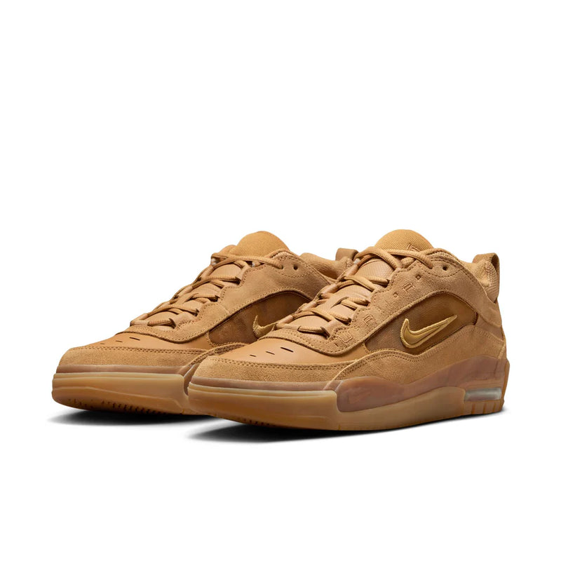 Nike SB Air Max Ishod Flax Flax Safety Orange Wheat Theory Skate Shop