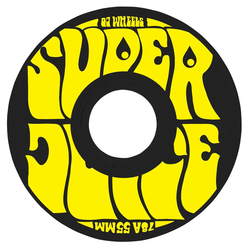 OJ Wheels Mini Super Juice 55mm 78a Cruiser (Black/Yellow)