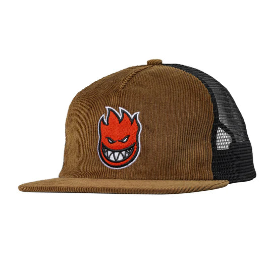 Spitfire Bighead Fill 5-Panel Snapback Hat (Brown / Black)