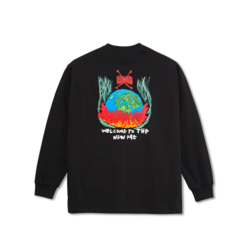 Polar Skate Co. Welcome To The New Age Longsleeve Black