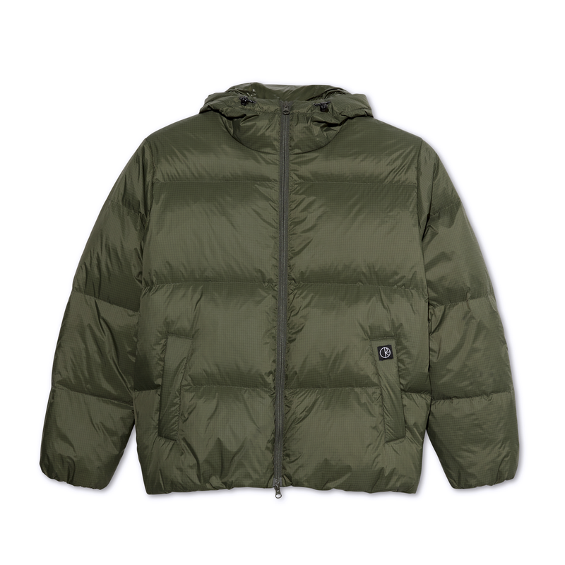 Polar Skate Co. Soft Puffer Jacket Ripstop Grey Green