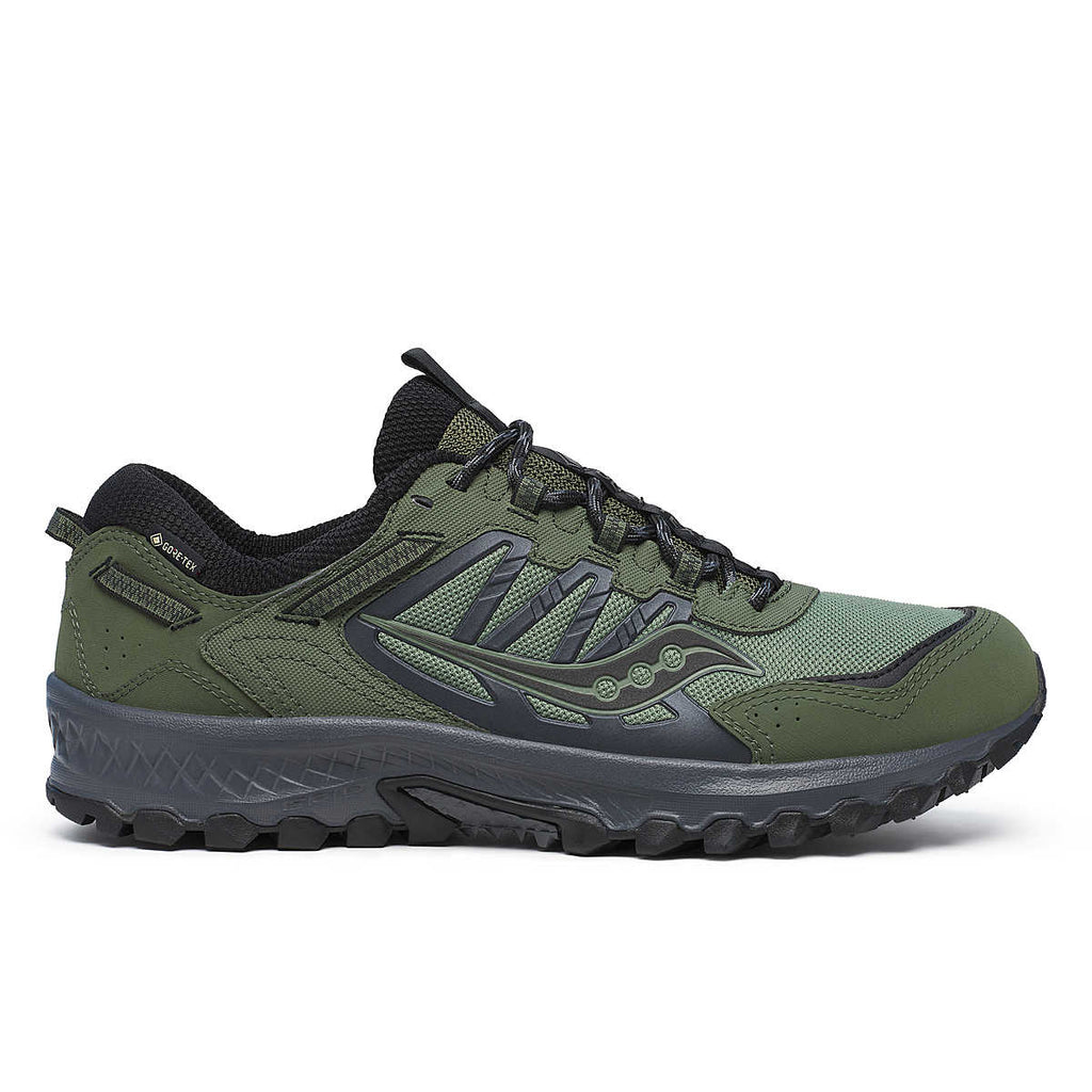 Saucony Grid Peak GTX (Forrest Green/Black) – Theory Skate Shop