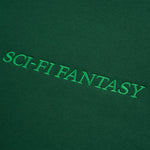 Sci-Fi Fantasy Logo Hoodie Dark Green