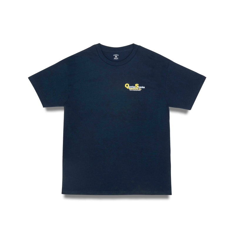 Quartersnacks Sanitation T-Shirt Navy