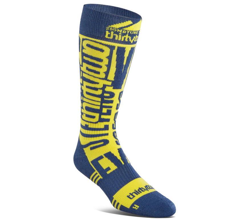 ThirtyTwo Men's Signature Merino Socks Blue/Yellow