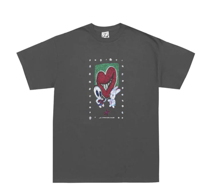 Limosine  Heart Throb Tee Charcoal