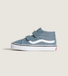 Vans Kids Sk8-Mid V (Stormy Weather Blue)
