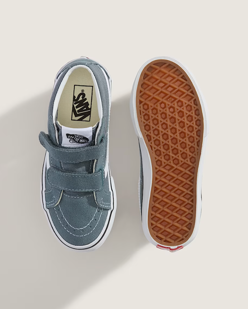 Vans Kids Sk8-Mid V (Stormy Weather Blue)