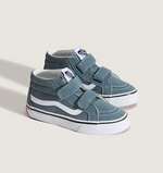 Vans Kids Sk8-Mid V (Stormy Weather Blue)