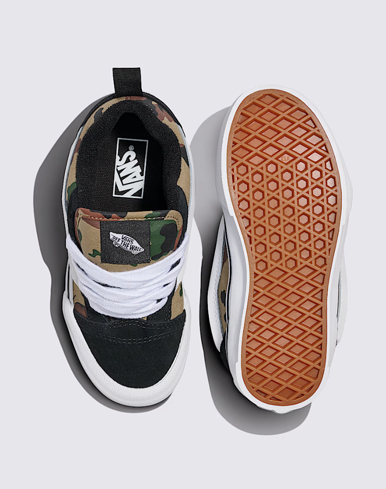 Vans Kids Knu Skool (Camo Black/Green)