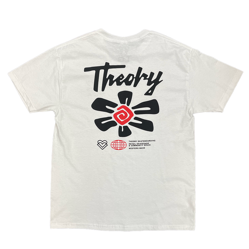 Theory Shop Flower T-Shirt White