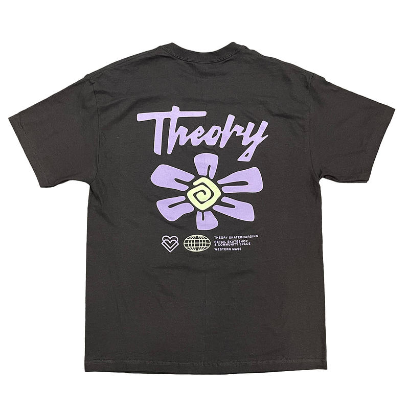 Theory Shop Flower T-Shirt Black