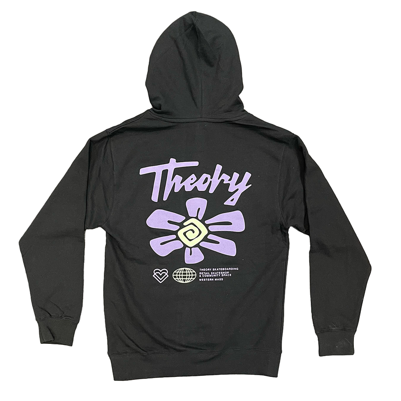 Theory Shop Flower Sweatshirt Black