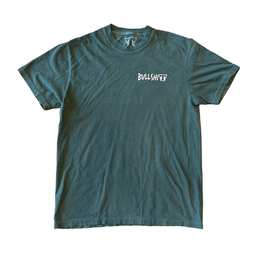Bullshit Hardware x Theory T-shirt (Green/Off White)