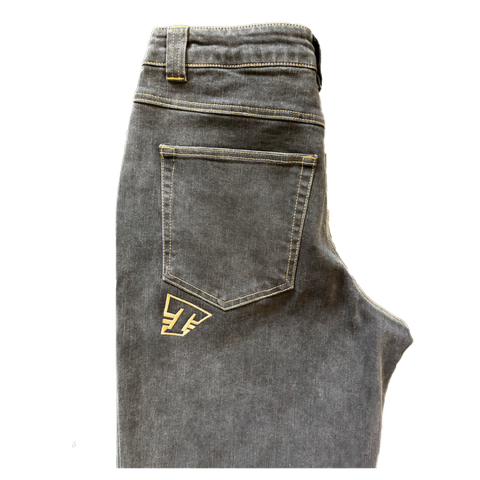 Theory Baggy Jeans Faded Black