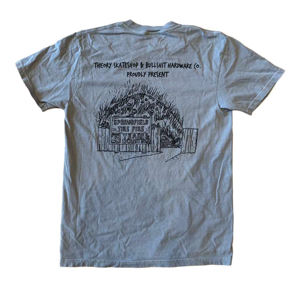 Bullshit Hardware x Theory T-shirt (Light Gray/Black)