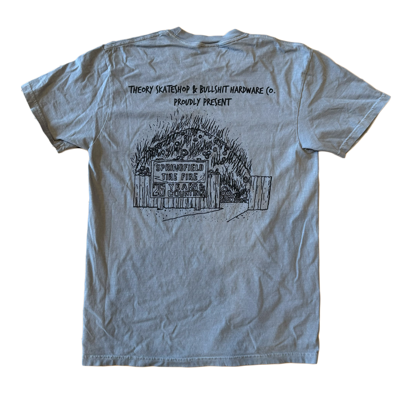 Bullshit Hardware x Theory T-shirt (Light Gray/Black)