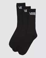 Vans Crew Sock Black 3 Pack