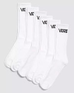 Vans Crew Sock White 6 Pack