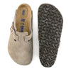 Birkenstock Boston BS Toupe Soft Footbed Suede Leather