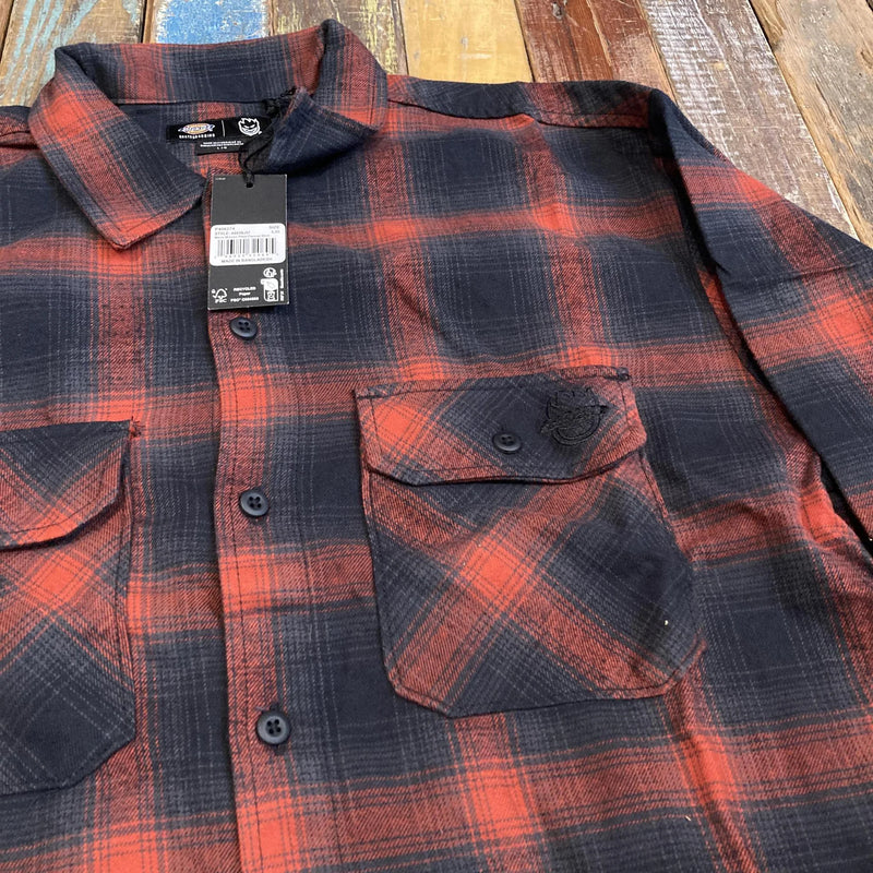 Dickies/Spitfire Woven Plaid Flannel Shirt