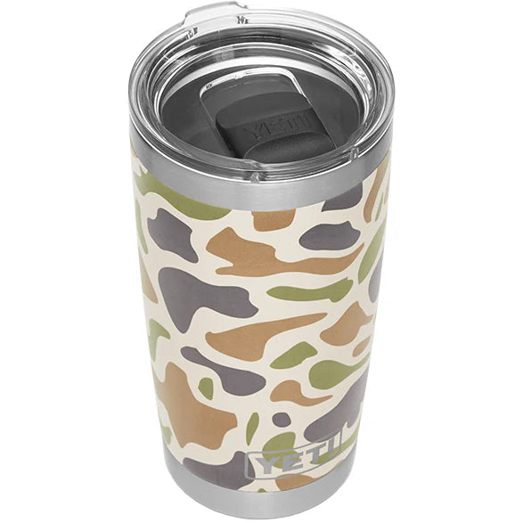 Yeti Rambler 20oz Tumbler Tan Camo