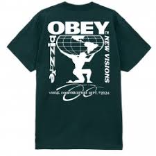 Obey Bizarre New Visions Tee Rain forest