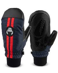 Crab Grab Slam Mitt Racing Stripes Navy