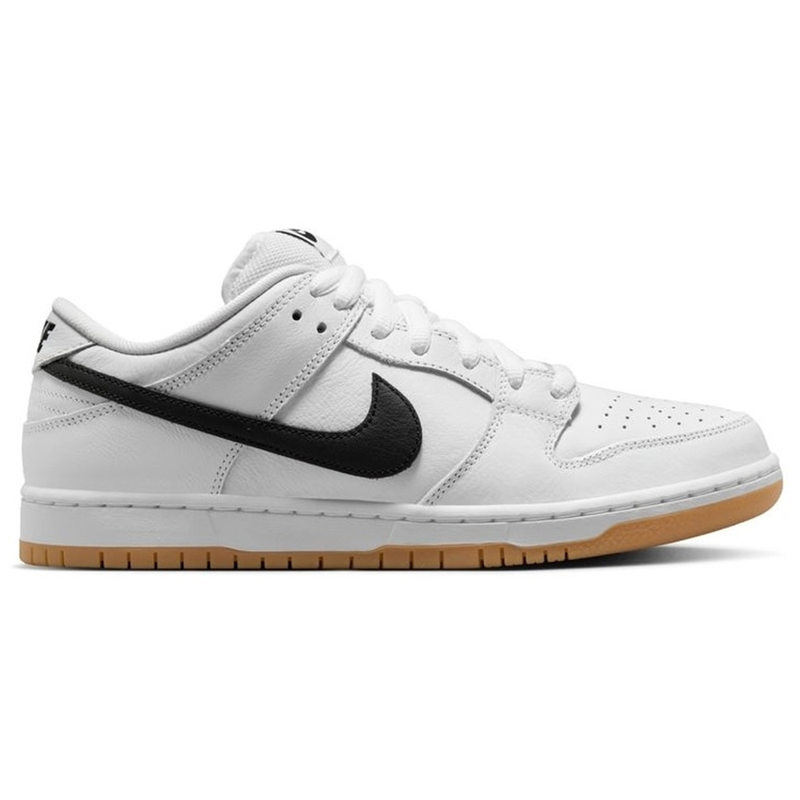 Nike SB Dunk Low Pro White Black White Gum 12