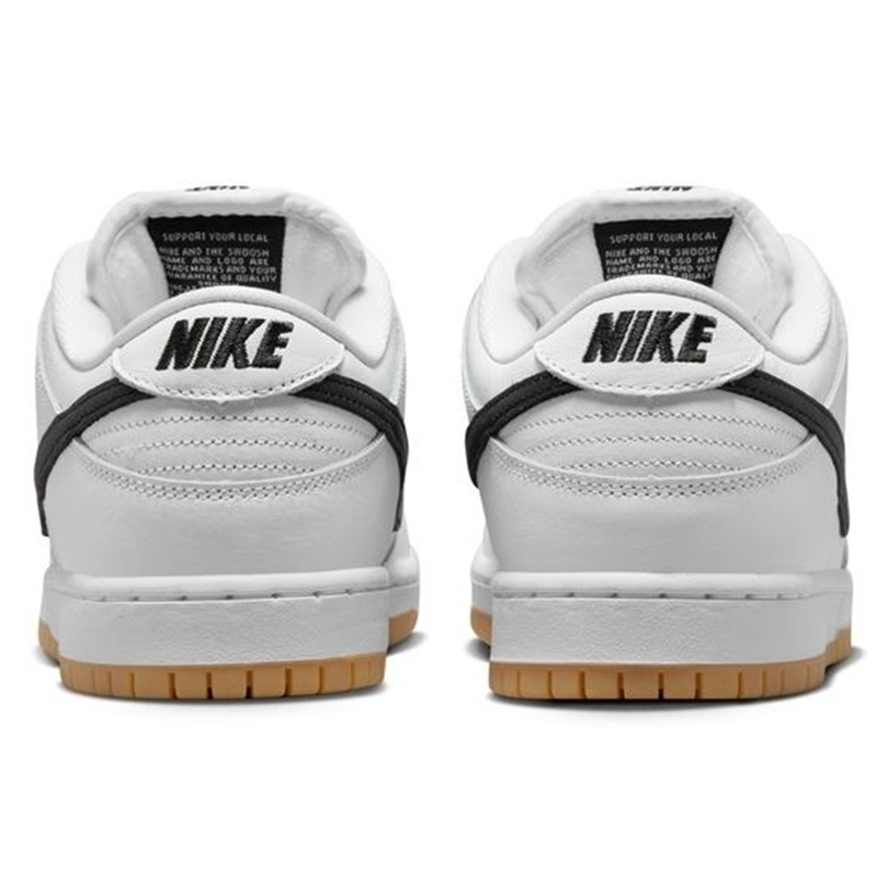 Nike SB Dunk Low Pro ISO White/Black/Gum