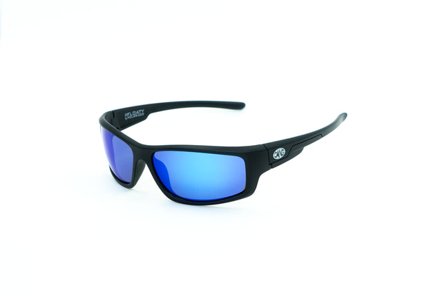 Dang Floaty Polarized // Matte Black X Blue