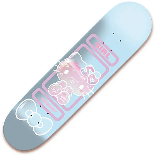 Girl Hello Kitty 50 Skateboards Brophy Deck 8.25"