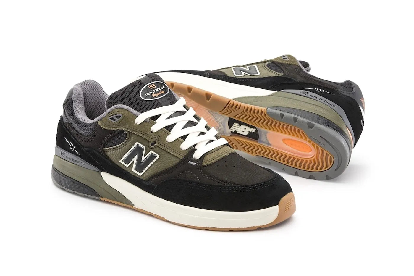 New Balance Numeric Reynolds 933 Black/Green – Theory Skate Shop New Balance Numeric Reynolds 933 Black/Green – Theory Skate Shop