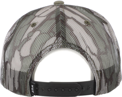 Huf Warped Camo Trucker Hat Muted Camo