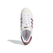 Adidas Superstar ADV 80 Crystal White/ Vintage Red/ Off White