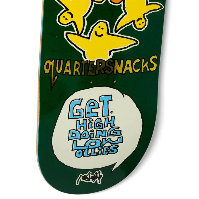Krooked X Quarter Snacks Get High Skateboard Deck 8.25 – Theory