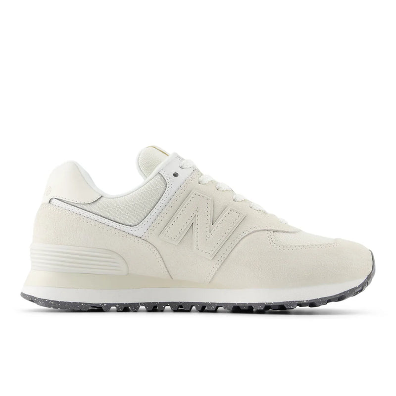New Balance Women's 574 (Beige/White)