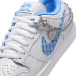 Nike SB Dunk Low Pro x Nicole Hause White and University Blue