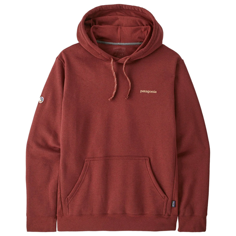 Patagonia Fits Roy Icon Uprisal Hoody Mangrove Red