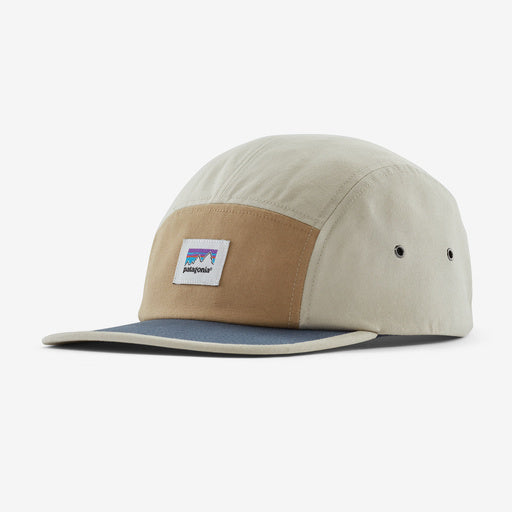 Patagonia Graphic Maclure Hat Shop Sticker Classic Tan