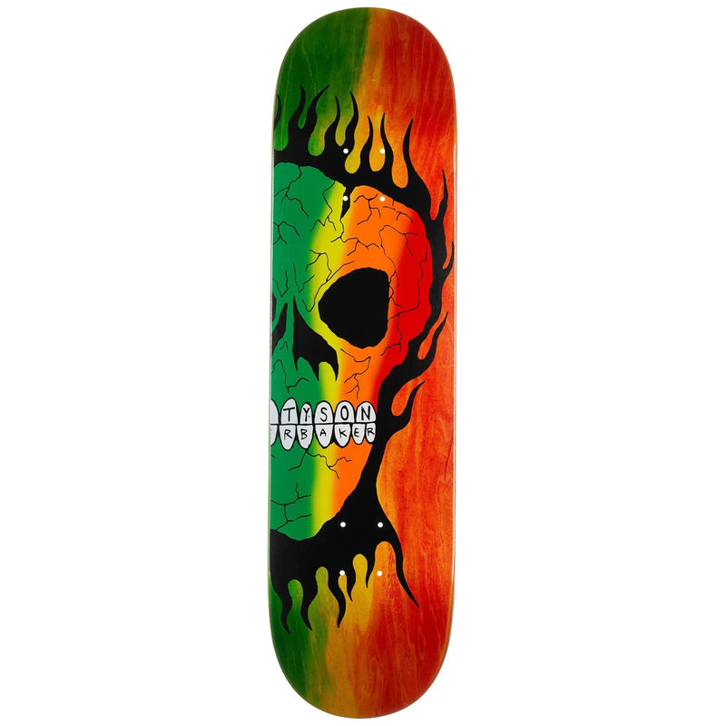 Baker Peterson Rasta Skull B2 Deck 8.25