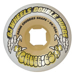 OJ Double Duro Chubbies Wheels (White/Gum) 56mm